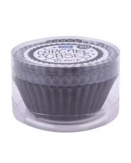 BC606 - CÁPSULAS P/CUPCAKES PRETAS (60UN)