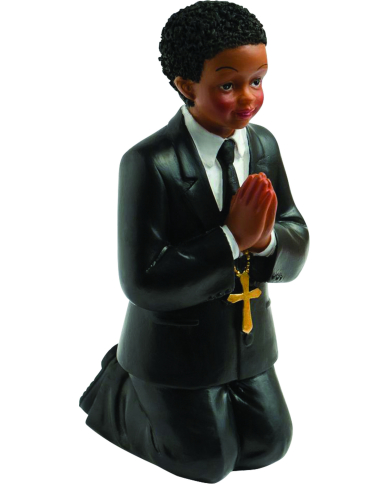 MF44734 - MENINO DE COMUNHÃO NEGRO 11CM