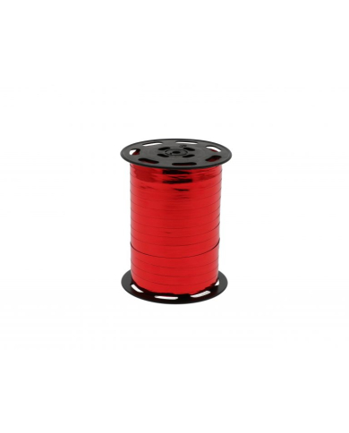 MF90104 - FITA VERMELHA BRILHANTE LARG 7MM C/250MT