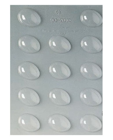 90-2010 - MOLDE POLYETHYLENE OVO - 14 pcs 40x31 h17 mm