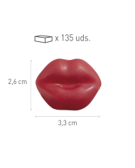 428218 - DECORAÇÃO CHOCOLATE BEIJO (135 UNIDS)