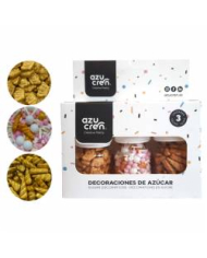 DE90112 - CONJUNTO 3 DECORAÇÕES PARA 'GOLDEN PRINCESS' 30 GR