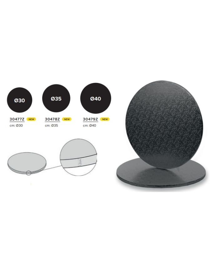 30477Z - BASE PRETA 30CM X H1,2