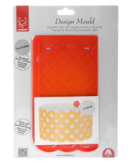 30709 - MOLDE SILICONE RELEVO RETO