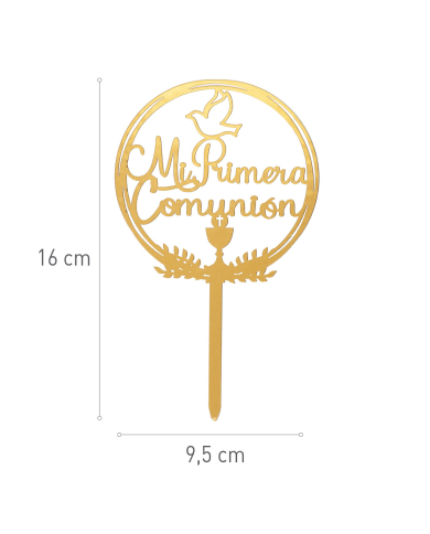 354176 - CAKE TOPPER MI PRIMERA COMUNIÓN