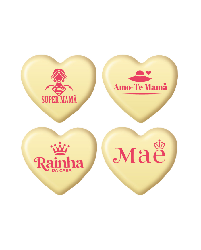 428207 - PLACAS CHOCO BRANCO DIA DA MÃE (54 UNID)