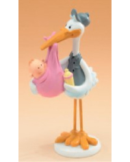26906B - CEGONHA C/BÉBÉ ROSA