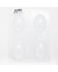 SM 1000 - MOLDE DE OVO POLYETHLENE 4 pcs 80X60 H25 MM