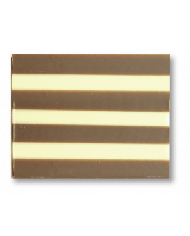 427322 - RETANGULOS RISCAS CHOC. NEGRO E BRANCO C/415