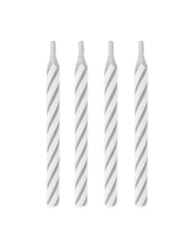 MF43531 - VELAS 1 ANO BICOLOR BRANCAS C/144