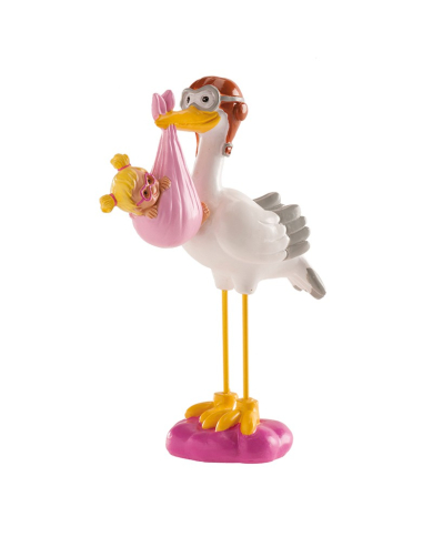 310131 -  CEGONHA C/MENINA 14CM