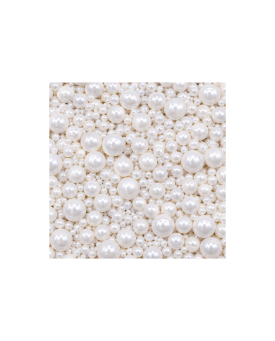 AZ02329 - SPRINKLE MIX PEROLAS BRANCAS PERLADAS 90 GR