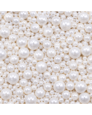 AZ02329 - SPRINKLE MIX PEROLAS BRANCAS PERLADAS 90 GR