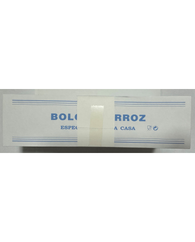 CINTAS DE BOLO DE ARROZ AZUIS 6 CM