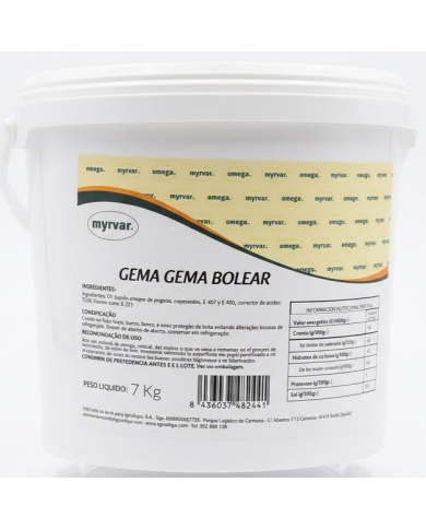 GEMA DE OVO DURA 7 KG