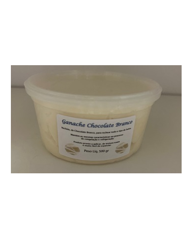 GANACHE CHOCOLATE BRANCA 500 GR