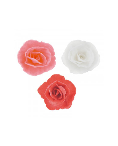 126065 - ROSAS OBREIA SORTIDAS 4,5 CM C/36