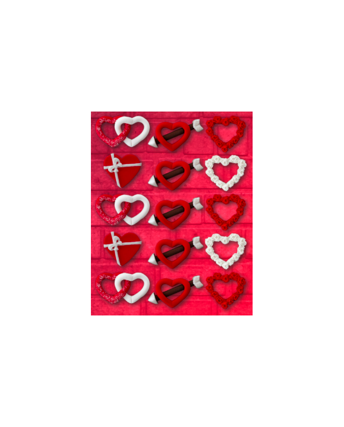 PACK CORAÇÕES C/15 - 10401008