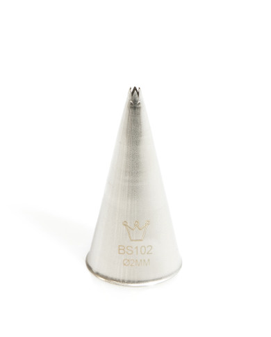 BS 107 - ST. STEEL ESTRELA ABERTA D. 7MM (5 PCS)