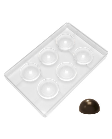 MA5010 - POLYCARBONATE CHOCOLATE MOULD SPHERE D.5,5CM