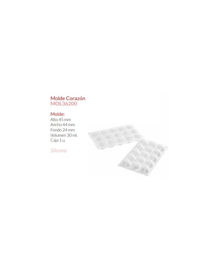 Molde coração - MOL36200