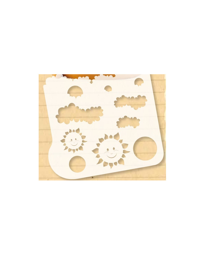 40-WM025 - STENCIL NUVENS E SOL 1 PC