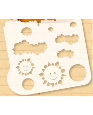 40-WM015- STENCIL URSO