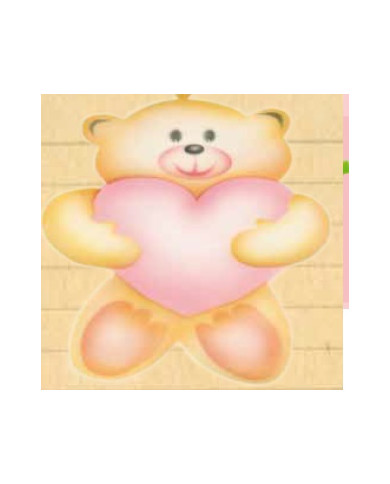 40-WM015- STENCIL URSO