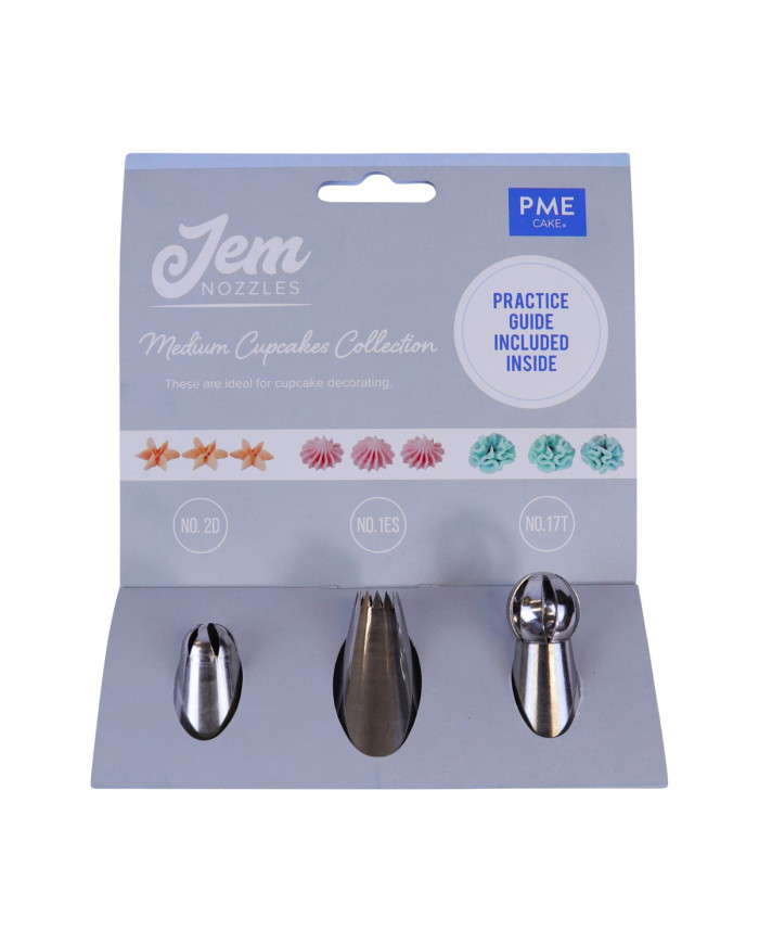 NZ1010 - BICOS JEM CONJ 3 - CUPCAKES MÉDIOS