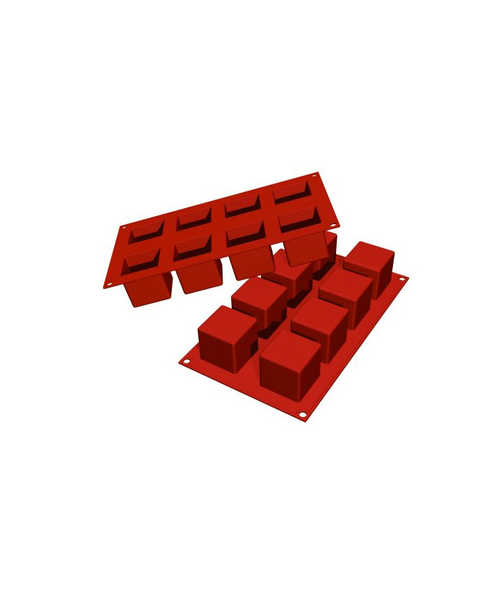 MF11059 - MOLDE SILIKOMART 8 CUBOS SF104