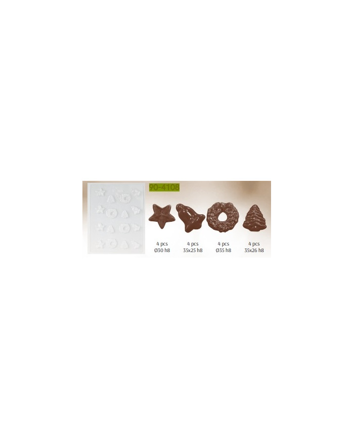 POLYETHYLENE MOULD CHRISTMAS 90-4108