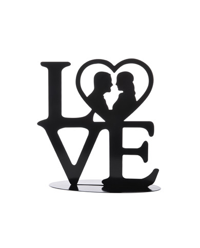 28507 - NOIVOS  LOVE EM METAL