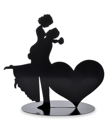 NOIVOS C/CORAÇÃO EM METAL - 28506