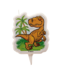 345322 - VELA COM PURPURINA VERMELHA/PRATA Nº 3