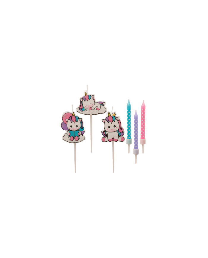 345408 - MIX VELAS UNICORNIO