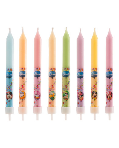 BLISTER 8 VELAS MICKEY & AMIGOS 9CM - 346173