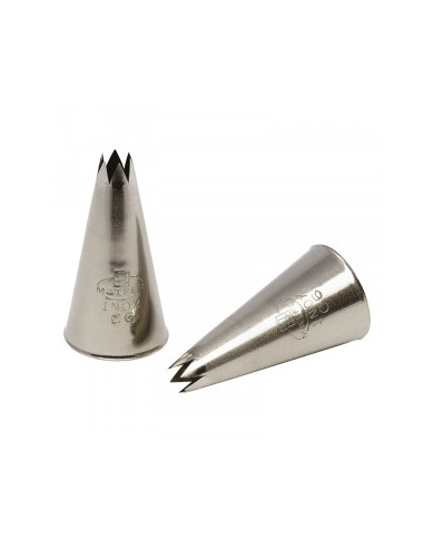 2 BOQUILLA ESTRIADA ACERO INOXIDABLE 5MM/6 DIENTES - 510092