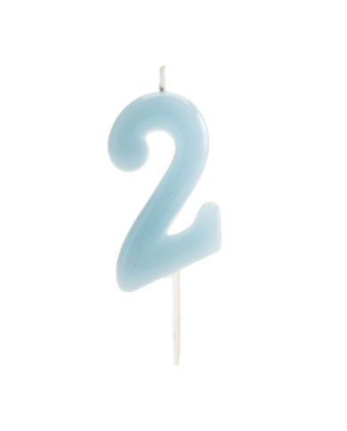 345431 - VELA COMIC AZUL BEBE Nº 2