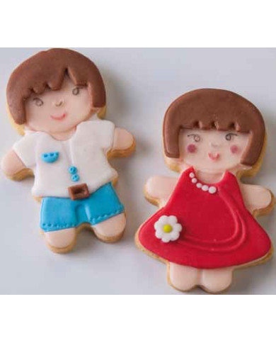 40-WB105 - CORTADOR MENINO E MENINA 2 PCS