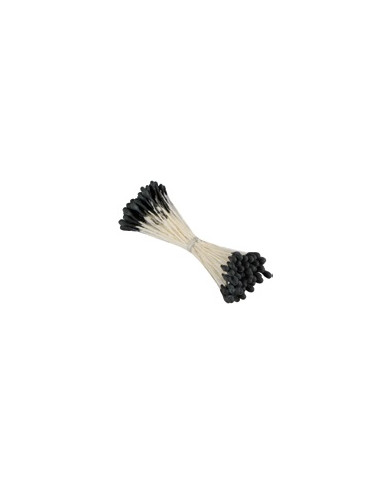 40-W116 - STAMEN LILY TIP-BLACH 144 PCS