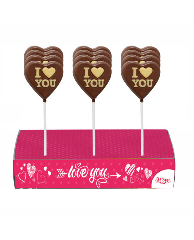 216056 - CHUPAS CORAÇÃO I LOVE YOU 25 GR (21 UNIDS)