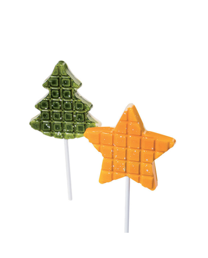 MOLDE CHUPAS ARVORE/ESTRELA - 20L005